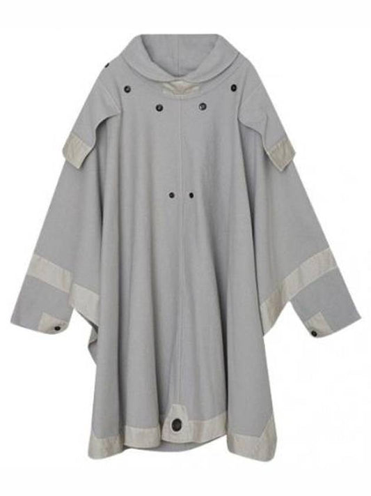 coat wool cape - STONE ISLAND - BALAAN 1