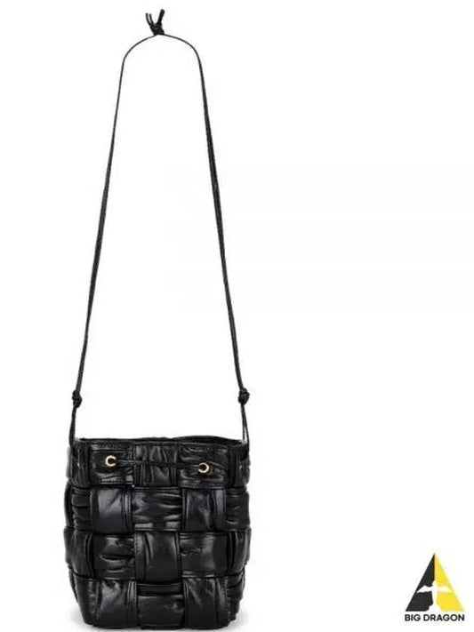 Cassette Mini Bucket Bag Black - BOTTEGA VENETA - BALAAN 2