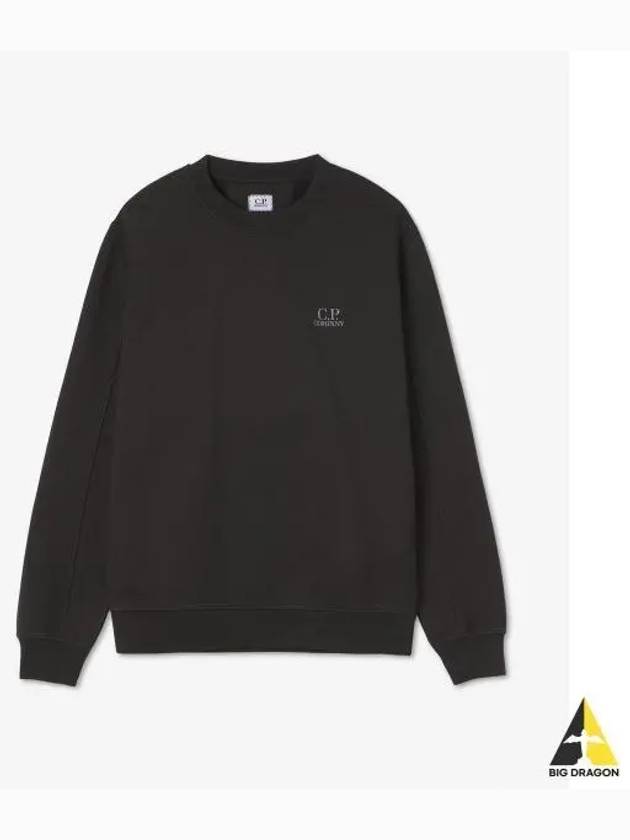 Small Logo Sweatshirt Black - CP COMPANY - BALAAN 2