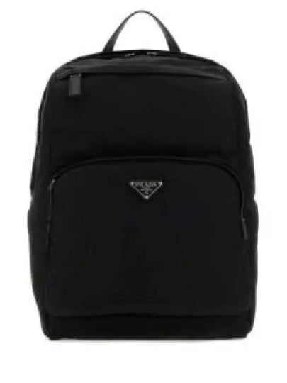 Triangle Logo Re-Nylon Backpack Black - PRADA - BALAAN 2