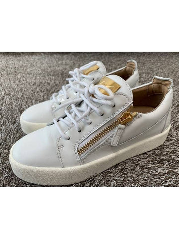 May London Gold White Women s Sneakers 37 5 245 - GIUSEPPE ZANOTTI - BALAAN 1