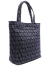 Men's Denim Toilet Iconographe Tote Bag Navy - VALENTINO - BALAAN 4