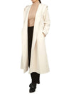 Bdanton Single Coat Ivory - MAX MARA - BALAAN 8