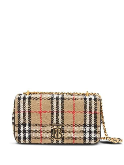 Boucle Lola Vintage Check Small Cross Bag Beige - BURBERRY - BALAAN 2