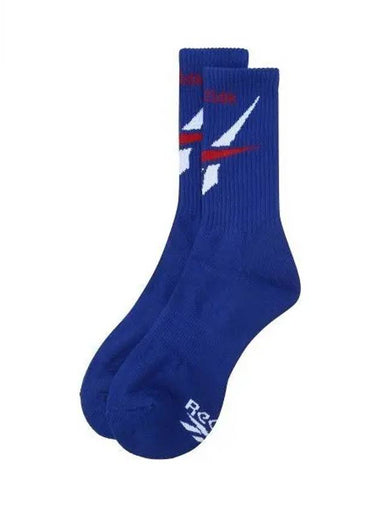 Big Vector Crew Socks Blue - REEBOK - BALAAN 1