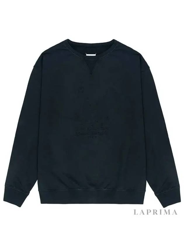 Numbering Logo Cotton Sweatshirt Black - MAISON MARGIELA - BALAAN 5