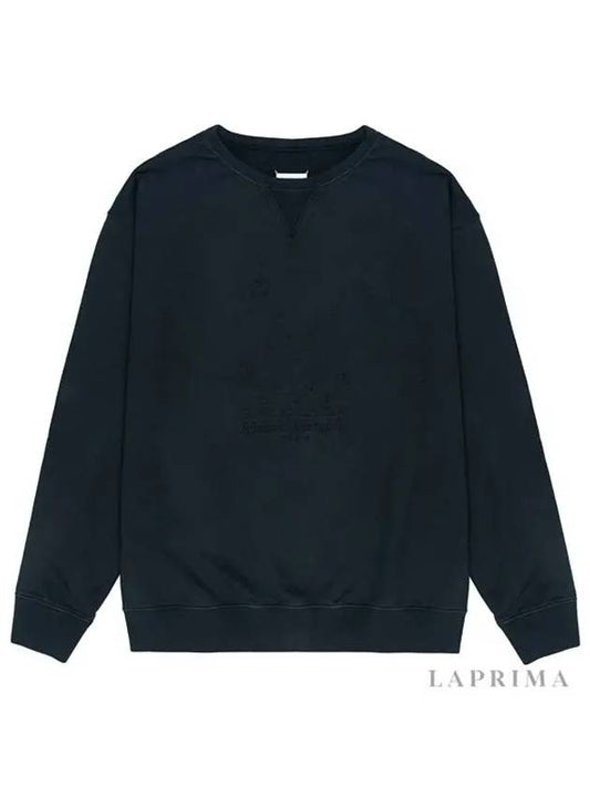 Numbering Logo Cotton Sweatshirt Black - MAISON MARGIELA - BALAAN 2