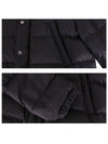 Triangle Logo Goose Down Half Padded Jacket Black - PRADA - BALAAN 9