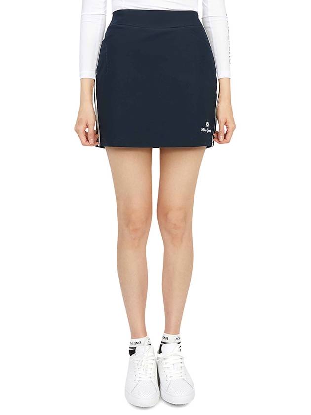 Women's Golf Moment Pleated Skirt Navy - HORN GARMENT - BALAAN 2