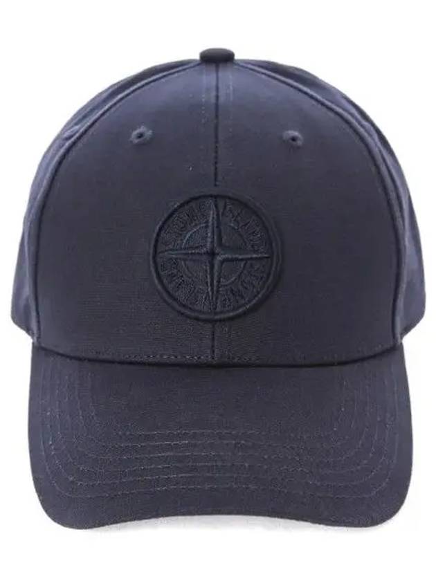 6 Panel Ball Cap Navy - STONE ISLAND - BALAAN 3