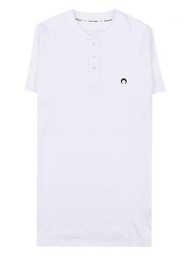 Moon Logo Short Sleeve TShirt T364M JERCO002101 - MARINE SERRE - BALAAN 1