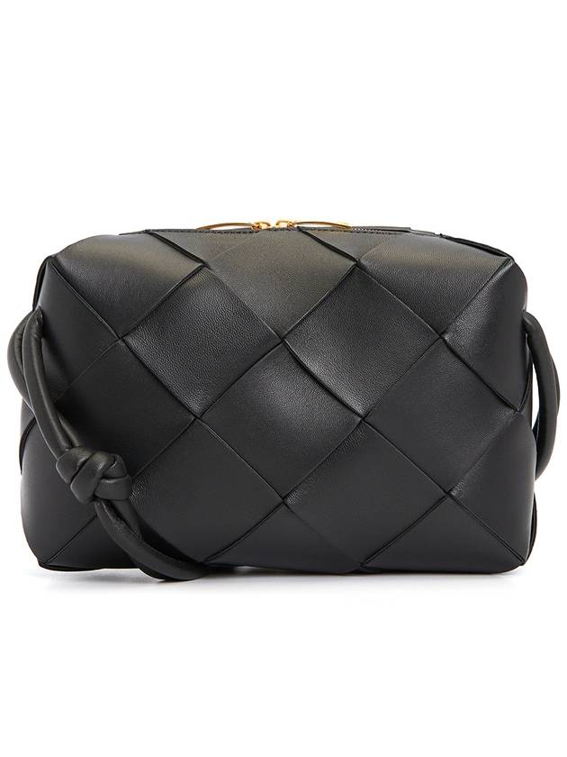 Small Intrecciato Cassette Cross Bag Black - BOTTEGA VENETA - BALAAN 2