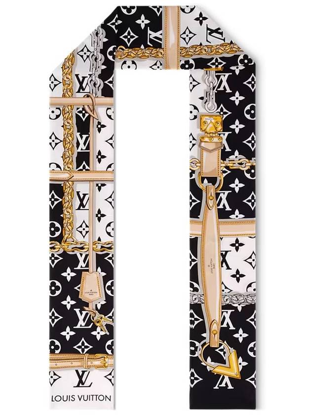 Monogram Confidential Scarf Black - LOUIS VUITTON - BALAAN 2