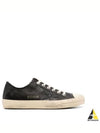 V-Star Leather Low-Top Sneakers Black - GOLDEN GOOSE - BALAAN 2