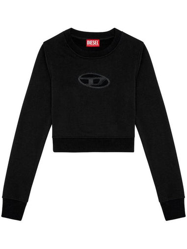 Diesel F-Slimmy-Od Crop Sweatshirt With Cut-Out - DIESEL - BALAAN 1