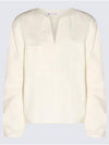 Arseine Linen Wool Blend Shirt Ivory - LORO PIANA - BALAAN 2