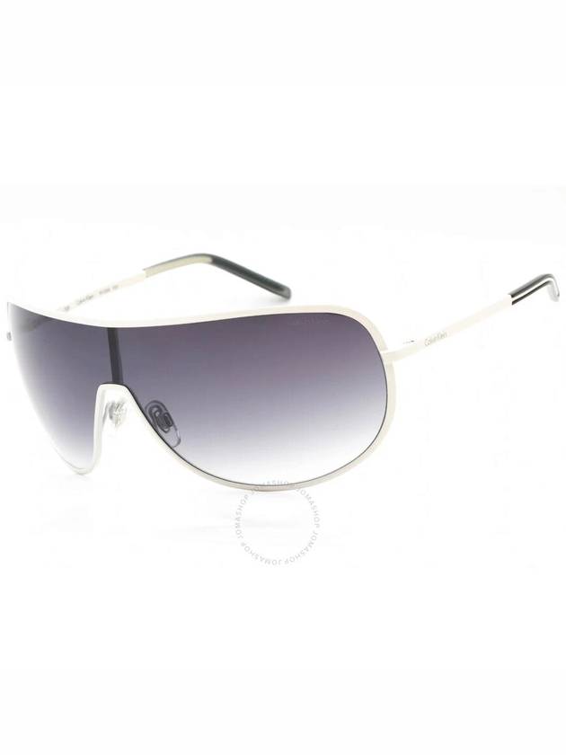 Calvin Klein Grey Gradient Shield Men's Sunglasses CKR120S 103 66 - CALVIN KLEIN - BALAAN 1