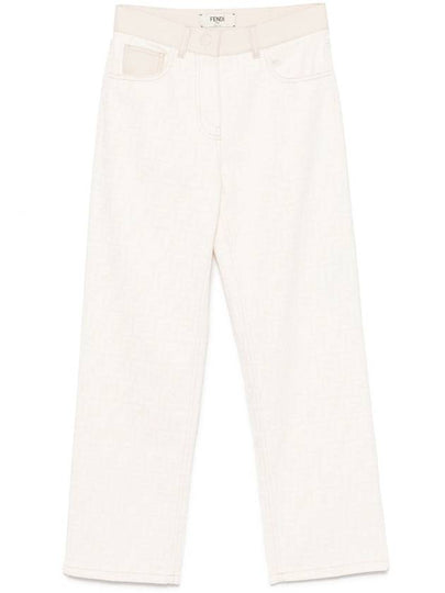 FF Long Jeans White - FENDI - BALAAN 2