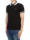 Classic ORB Logo Polo Shirt Black - VIVIENNE WESTWOOD - BALAAN 5