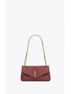 Calypso Small Plunged Lambskin Shoulder Bag Red - SAINT LAURENT - BALAAN 2