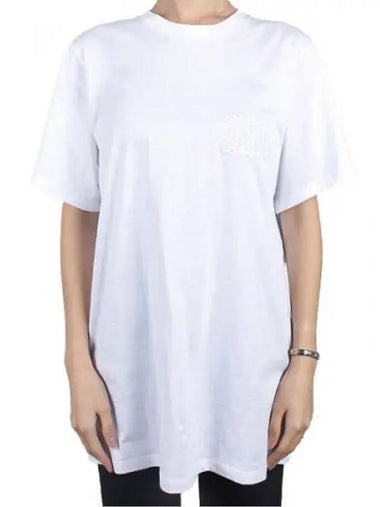 Women s Mango Short Sleeve T Shirt White 001 1120320 - MAX MARA - BALAAN 1