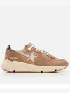 Running Glitter Star Low Top Sneakers Beige - GOLDEN GOOSE - BALAAN 2