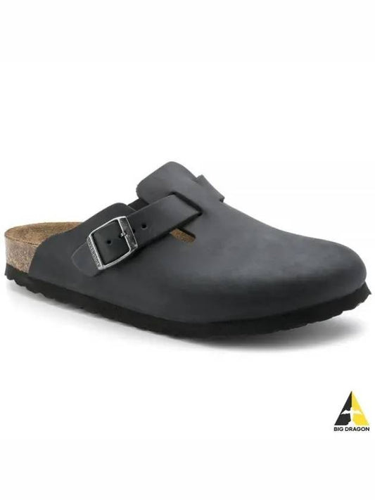 Leather Boston Sandals Black - BIRKENSTOCK - BALAAN 2