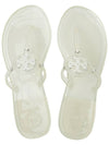 Mini Miller Jelly Flip Flops White - TORY BURCH - BALAAN 7