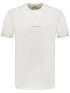 Small Logo Short Sleeve T-Shirt White - CP COMPANY - BALAAN 3