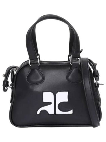 Courr ges Re edition Mini Leather Bowling Bag - COURREGES - BALAAN 1