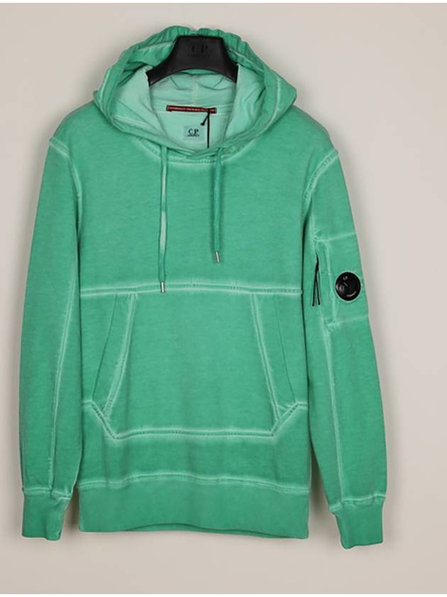 Lens Wappen Washing Hoodie Green - CP COMPANY - BALAAN 2