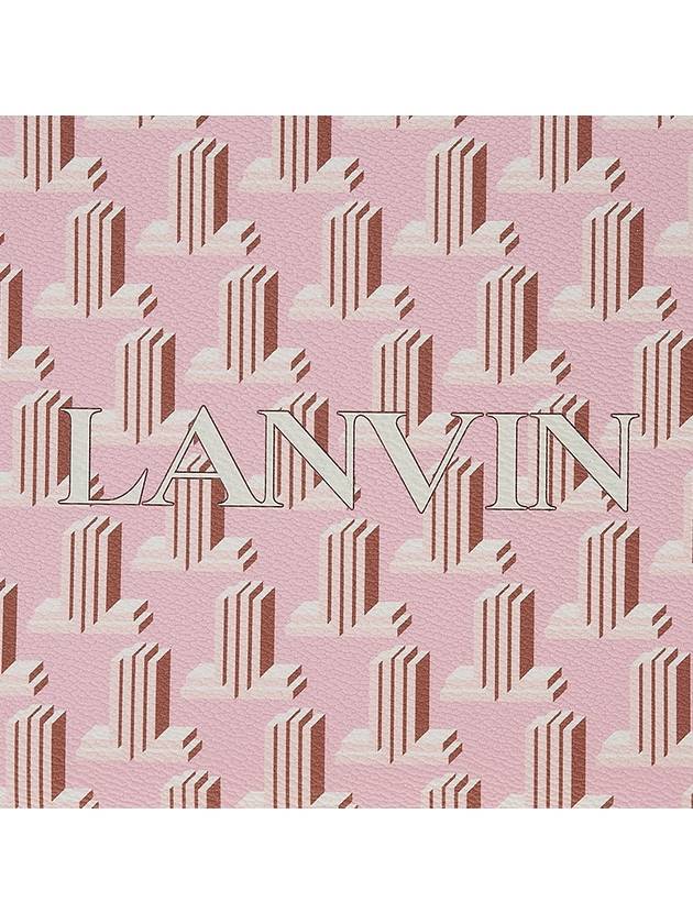 Logo Clutch Bag Pink - LANVIN - BALAAN 8