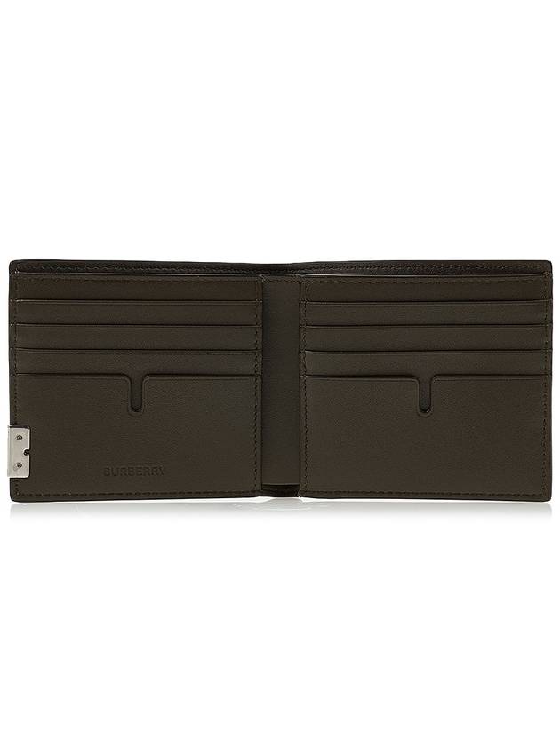 B Cut Bifold Leather Half Wallet Military - BURBERRY - BALAAN 11