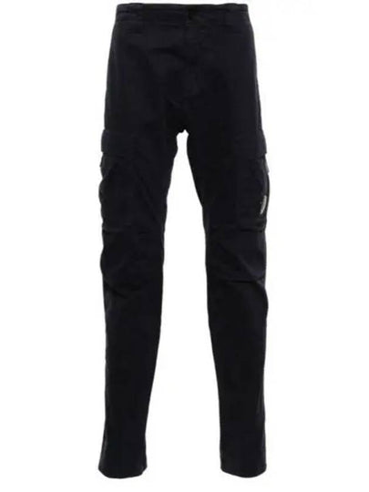 Stretch Sateen Ergonomic Lens Cargo Straight Pants Nightshade - CP COMPANY - BALAAN 2