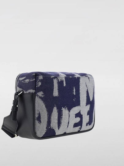 Borsa Graffiti Alexander McQueen in denim jacquard - ALEXANDER MCQUEEN - BALAAN 2