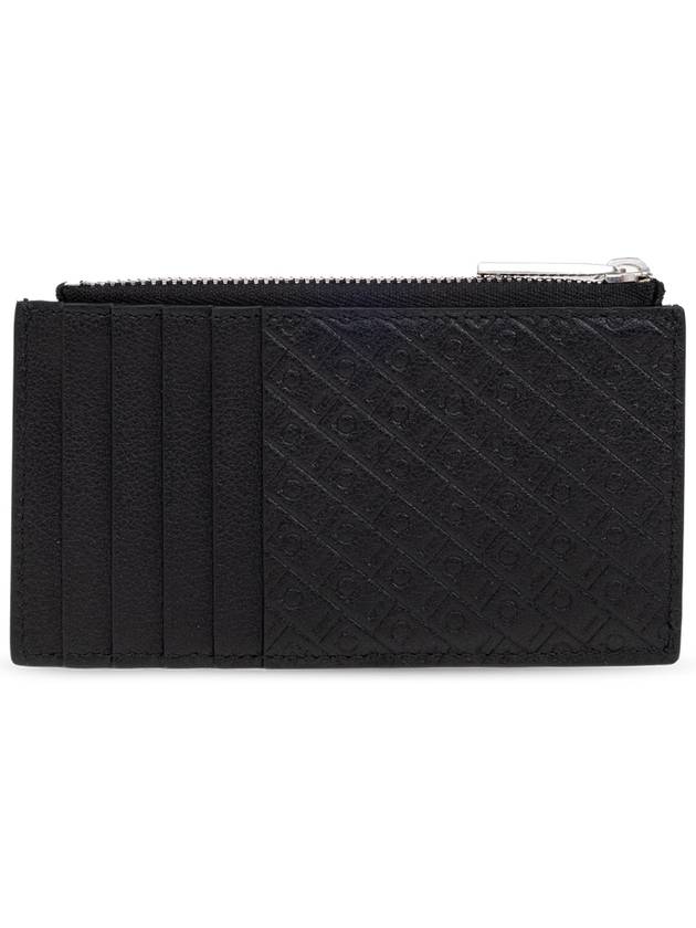 FERRAGAMO Leather Card Case, Men's, Black - SALVATORE FERRAGAMO - BALAAN 3