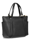 Women's Nomad Small Leather Tote Bag Black - MICHAEL KORS - BALAAN 5