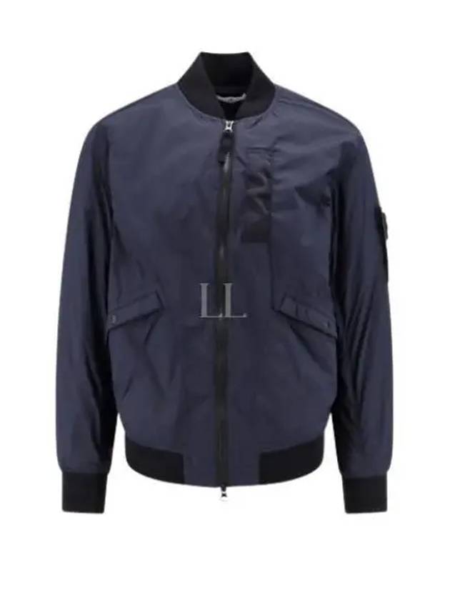 Skin Touch Nylon TC Primaloft Bomber Jacket Blue - STONE ISLAND - BALAAN 2