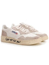 Women's Medalist Suede Lettering Low-Top Sneakers - AUTRY - BALAAN 3