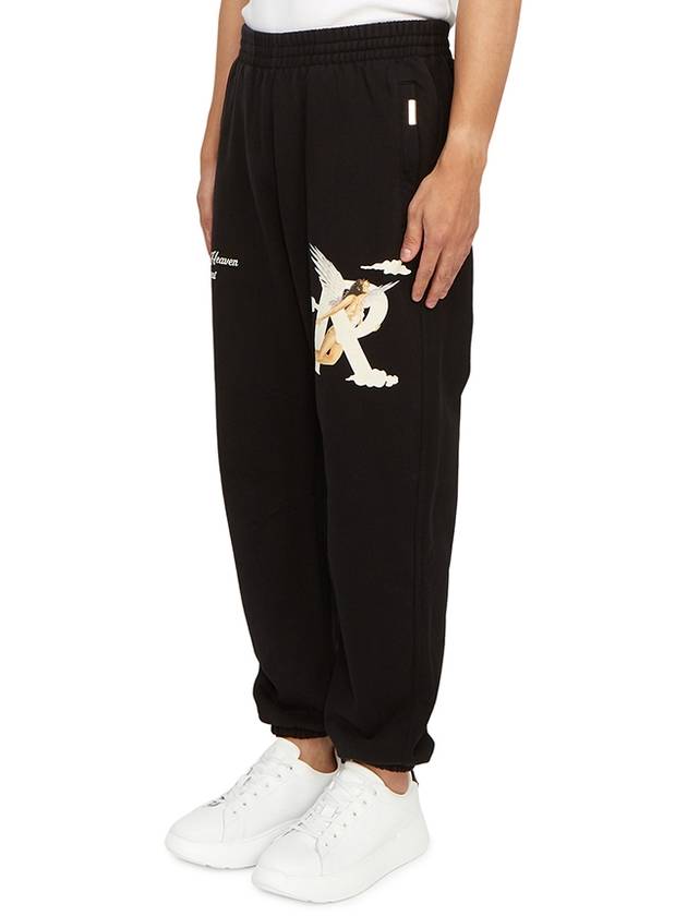 Storms In Heaven Cotton Track Pants Black - REPRESENT - BALAAN 3