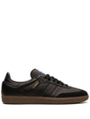 Samba OG Leather Low Top Sneakers Core Black - ADIDAS - BALAAN 1