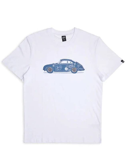 Deus Men's 356 Porsche T-Shirt DMP241438C WHT - DEUS EX MACHINA - BALAAN 1