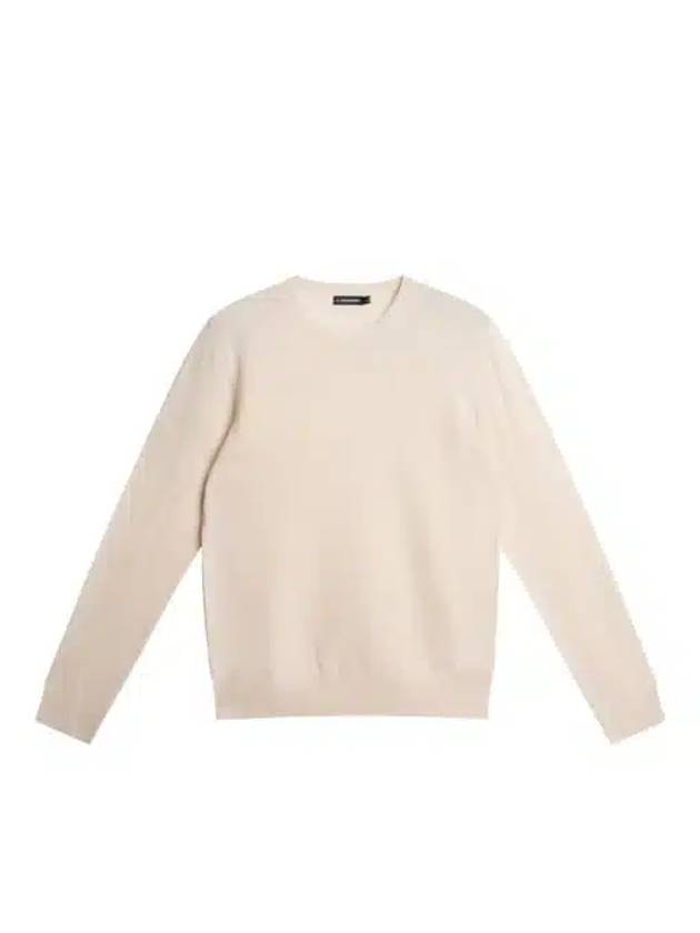 Lyle Light Merino Wool Knit Top Cloud White - J.LINDEBERG - BALAAN 2