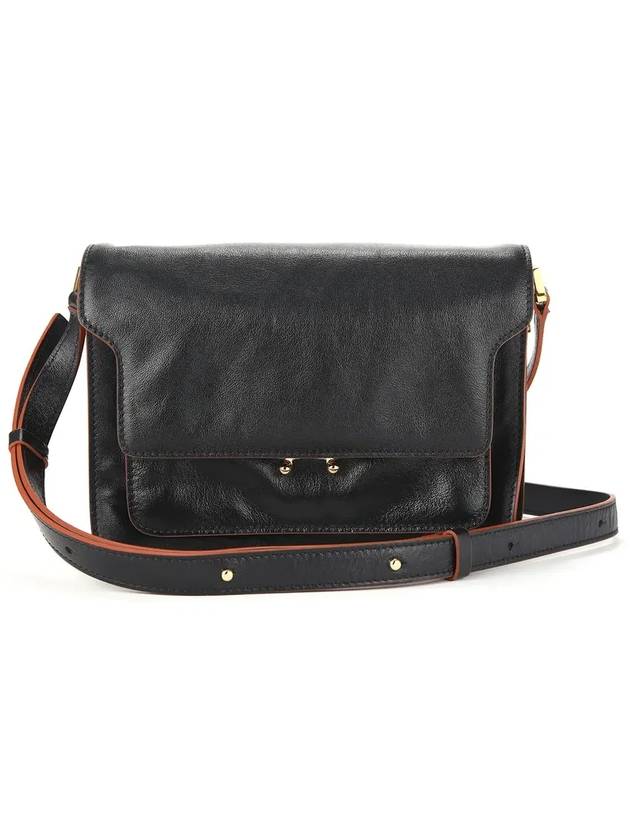 Trunk Soft Medium Cross Bag Black - MARNI - BALAAN 6