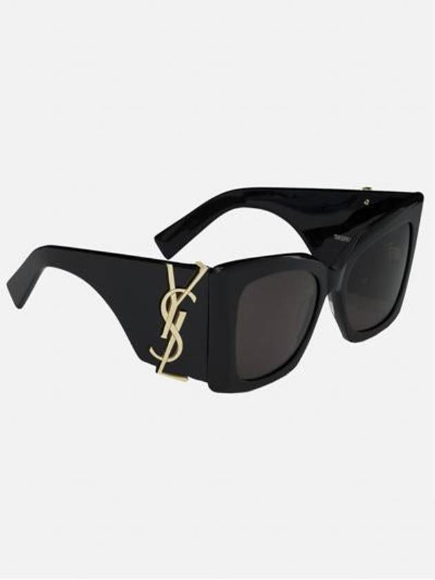 Eyewear Oversize Frame Sunglasses Black - SAINT LAURENT - BALAAN 3