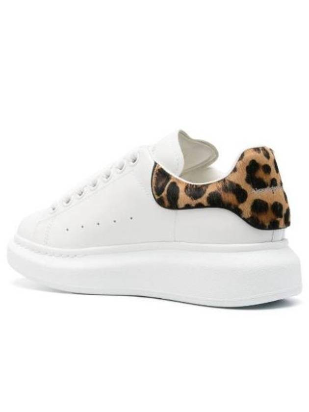 Leopard Tab Low Top Sneakers White - ALEXANDER MCQUEEN - BALAAN 4