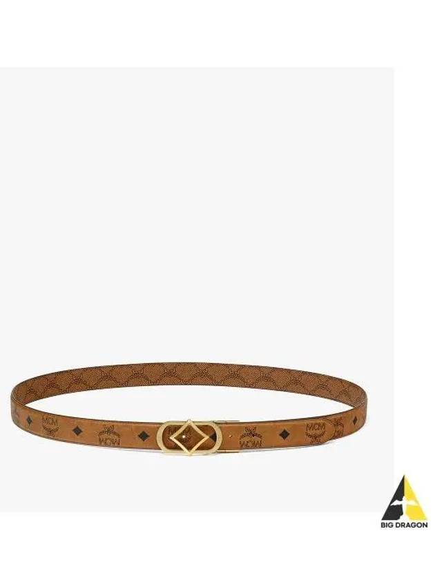 Diamond Buckle Reversible Monogram Belt MXBESAK01CO - MCM - BALAAN 1