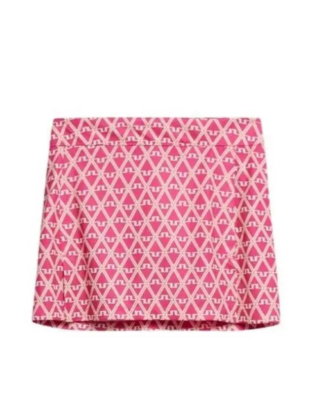 Amelie Print Mini Skirt Pink - J.LINDEBERG - BALAAN 2