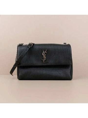 Monogram flap shoulder bag black 574106 - SAINT LAURENT - BALAAN 1