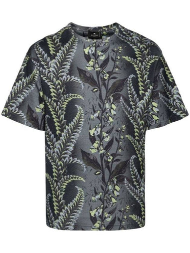 Etro T-Shirt With Foliage Print - ETRO - BALAAN 1